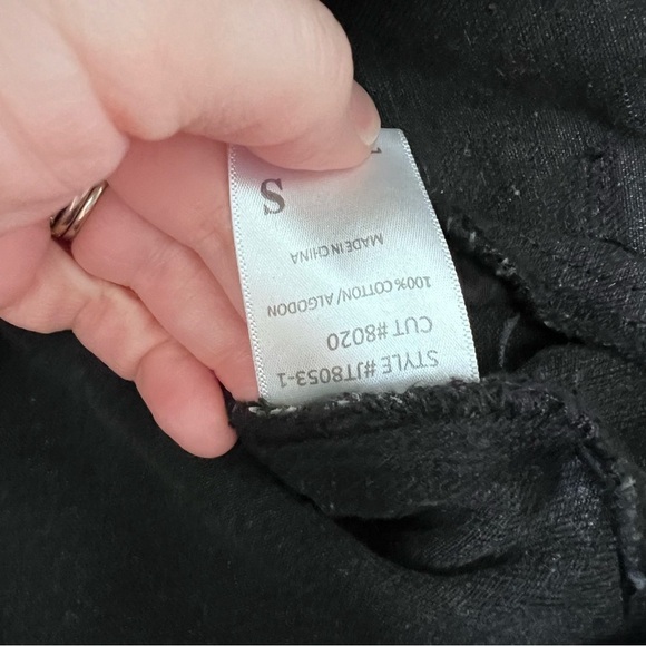 NWT TNR Black Denim Jacket size Small - Picture 6 of 11